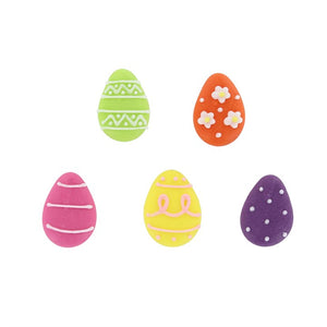Easter Egg Sugar Cake Decorations - 10 Pack