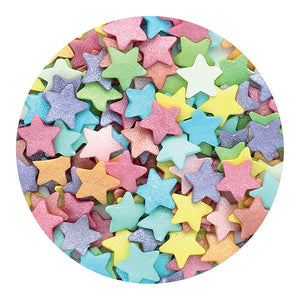 Jumbo Rainbow  Stars Sprinkle Mix - 60g