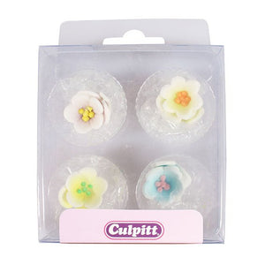 Waterlily Cake Decorations - 12 pack