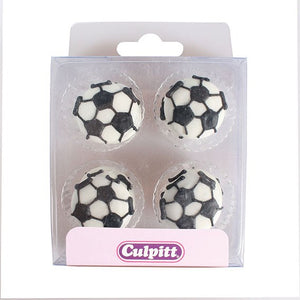 Football Cake Toppers - 12 Pack