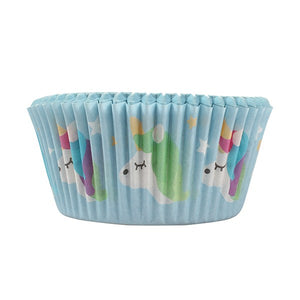 Unicorn & Rainbow FOIL LINED Cake Cases - 24 pack