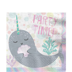 Narwhal Party Napkins - 16 PK