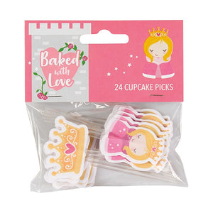 Princess Cupcake Picks - Baked with Love