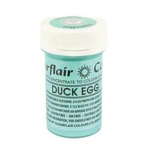 Duck Egg Blue - Sugarflair Colouring Paste - 25g