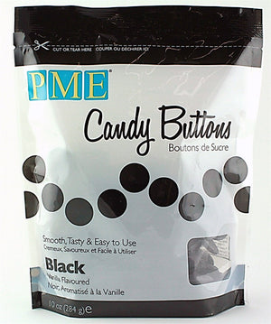 PME Candy Buttons - Black 340g