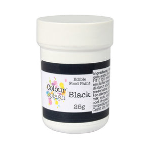Colour Splash Edible Paint - Matt Black