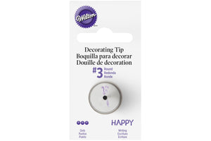 Round Decorating Tip #3 - Wilton