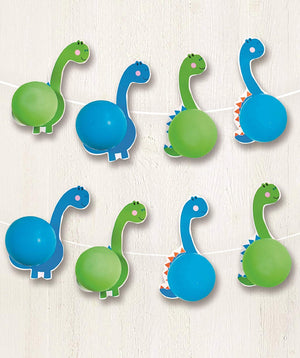 Make your Own Dino Balloon Garland