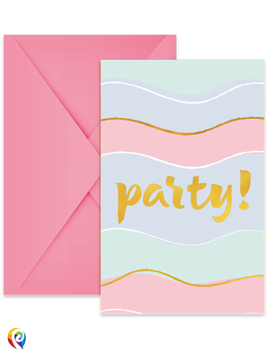 Elegant Party Invitations & Envelopes