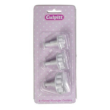 Culpitt 3 Pezzi Tagliapasta A Stantuffo A Forma Di Stella – Per Torte, Cupcake E Biscotti, Con Goffratura, FDA Approved - 6