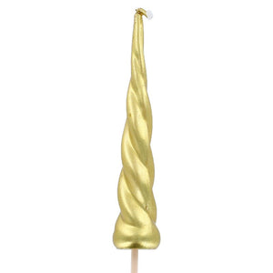 Gold Unicorn Horn Candle