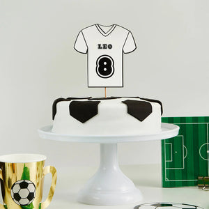 Personalised Football Shirt Cake Topper
