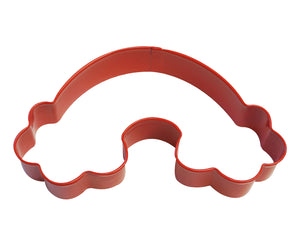 Rainbow Poly-Resin Coated Cookie Cutter Red