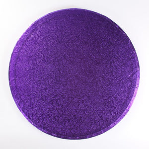 Round Cake Board - Purple