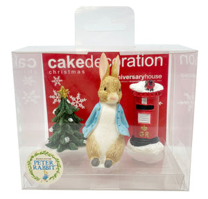Beatrix Potter Peter Rabbit Christmas Luxury Cake Decoration Set