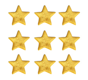Gold Star Toppers  - 9 Pack