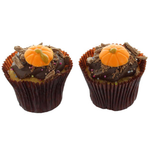 Stef Chef Halloween Pumpkin Cake Toppers - 12 Pack