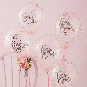 Team Bride Confetti Balloons - Floral Hen Range by Ginger Ray