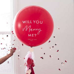 Will You Marry Me 36 Balloon Kit - Hey Good Looking - Ginger Ray