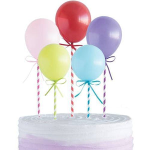 Mini Balloons  Cake Topper Kit - 5 Pack
