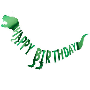 Dinosaur Happy Birthday Party Bunting - Roarsome Range by Ginger Ray