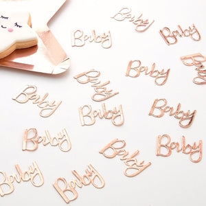 Rose Gold Baby Table Confetti  - Twinkle Twinkle Range by Ginger Ray