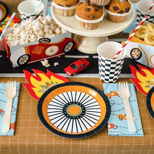 Racing Car Party Plates - 6 Pack