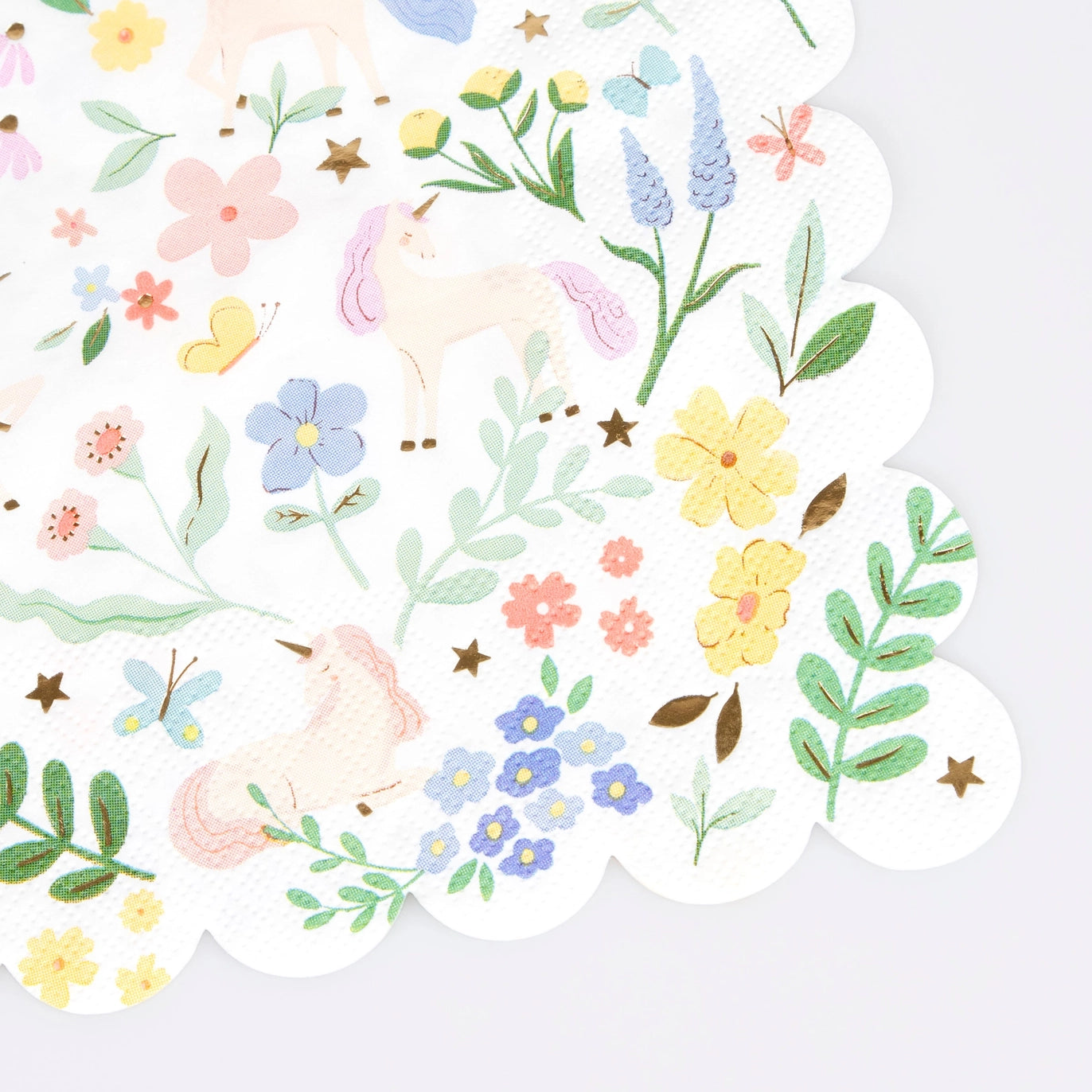 Meri Meri Meadow Unicorn Large Napkins - 16 Pack