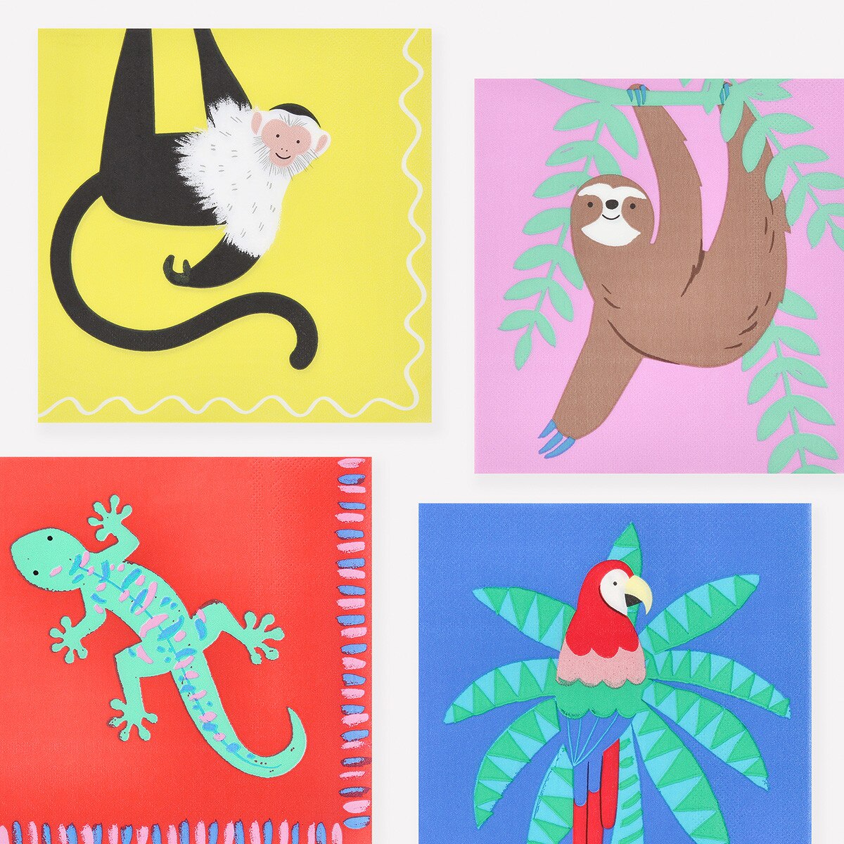 Jungle Jamboree Large Napkins (x 16)