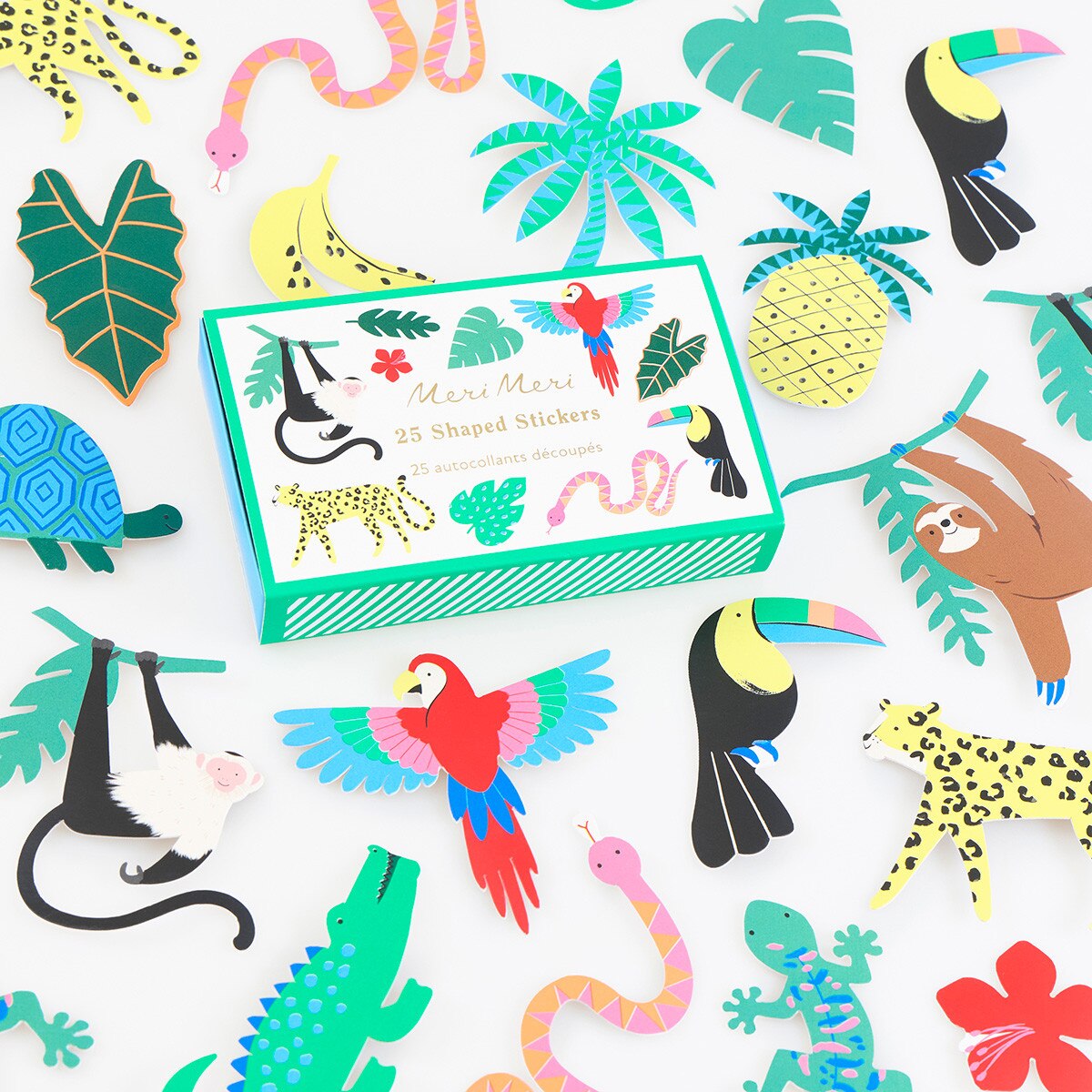 Jungle Jamboree Shaped Stickers (x 25 stickers)