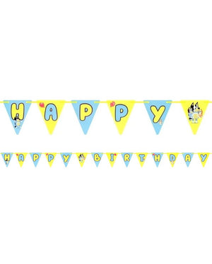 Bluey Children's Birthday Party Decoration Pack for 8 - Plates Cups Napkins Tablecovers Balloons