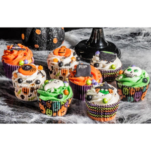 Stef Chef Deluxe Collection - Handmade Halloween Royal Icing Decorations - 35mm - 16 Pack