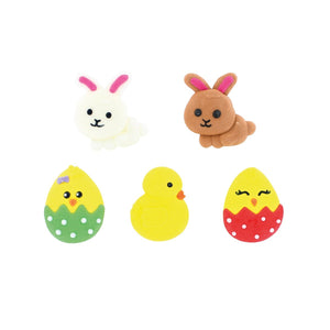 Easter Bunny and Friends Handmade Royal Icing Decorations  - 9 Pack