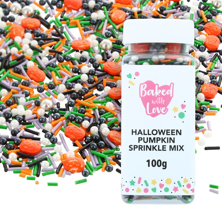 Halloween Pumpkin Sprinkles Mix - 100g