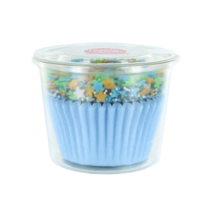 Blue Star Sparkle Cupcake Combo