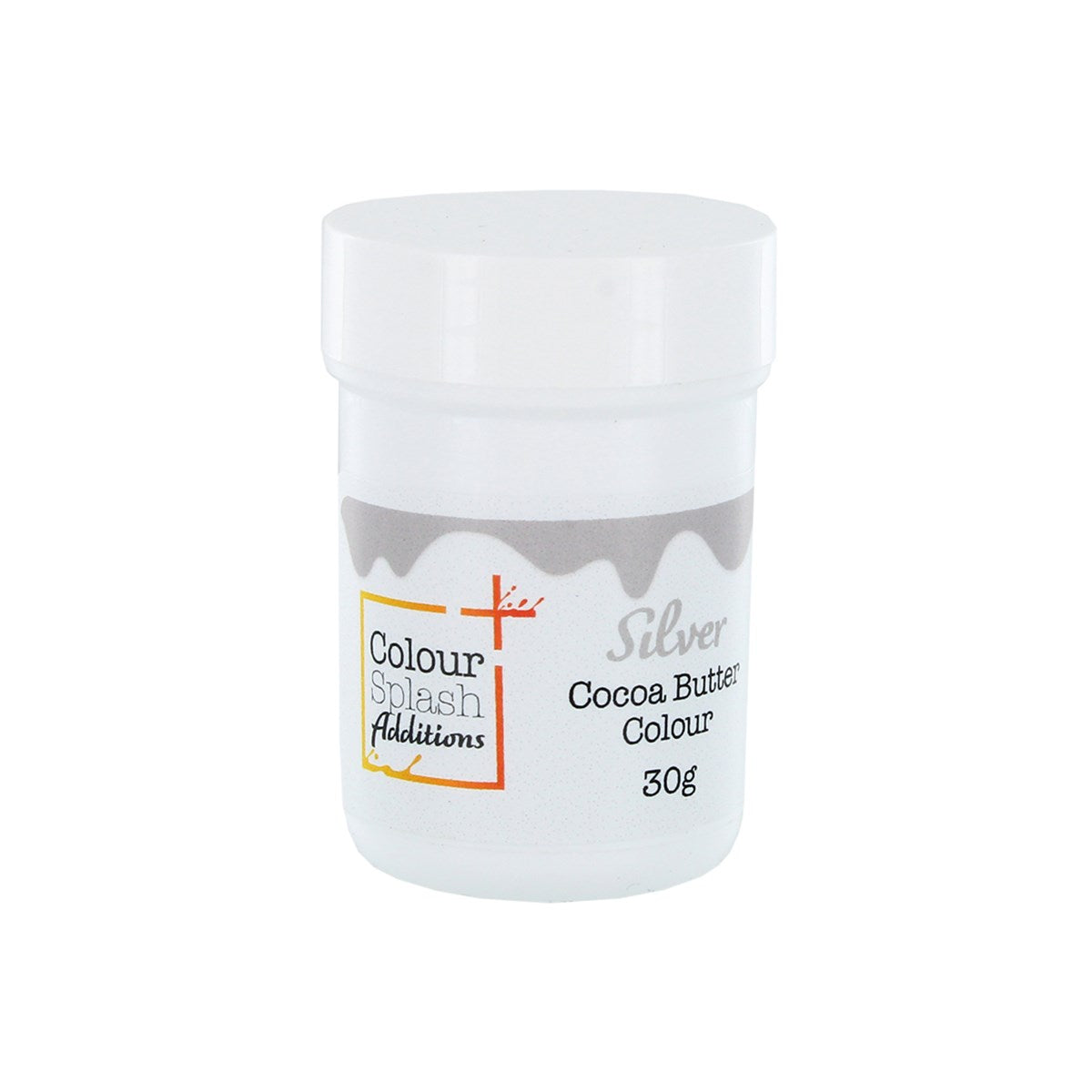 Colour Splash Additions - Silver Cocoa Butter Colouring  30g