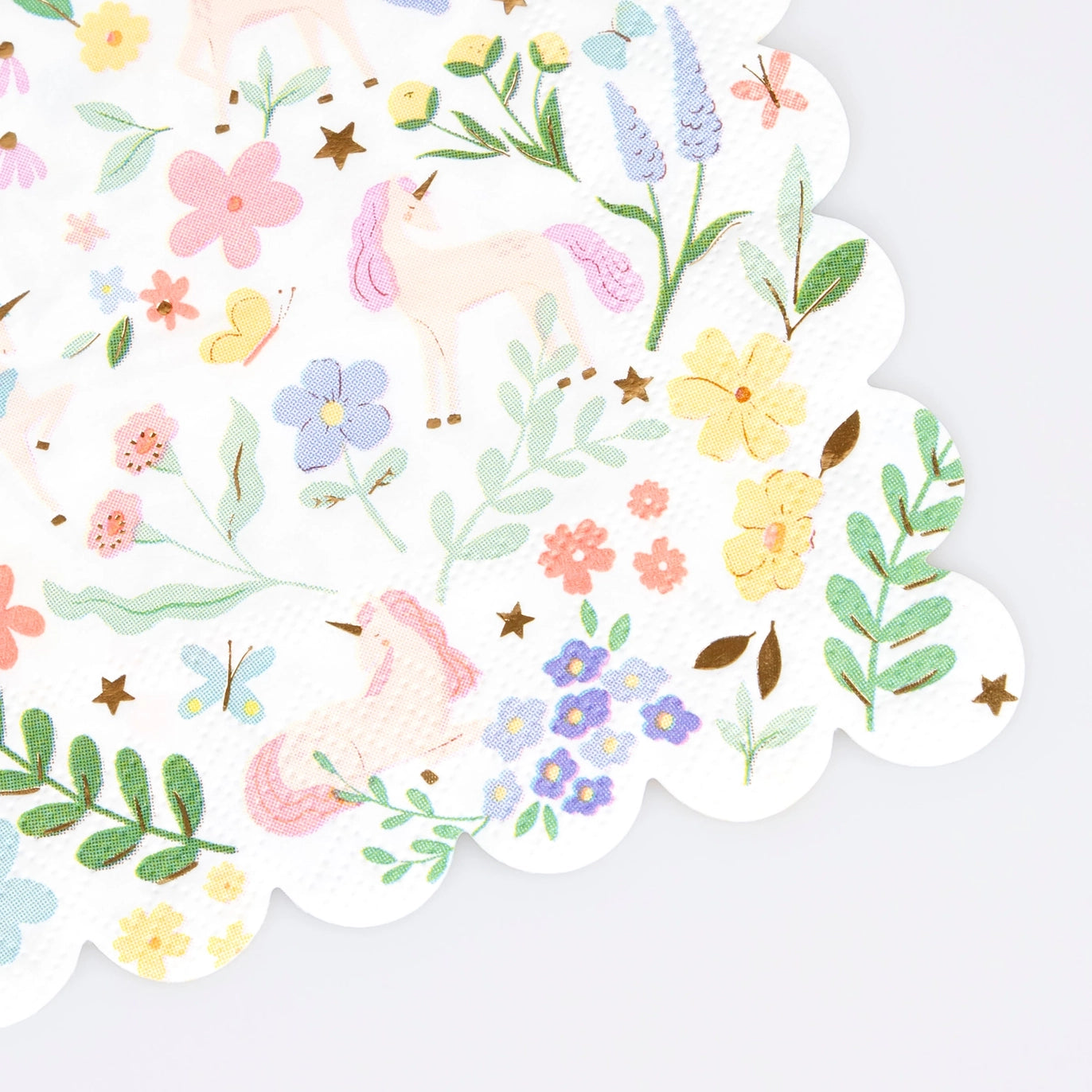 Meri Meri Meadow Unicorns Small Napkins - 16 Pack