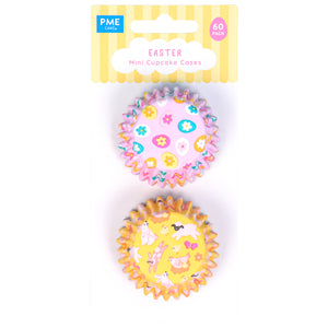 EASTER MINI FOIL-LINED CUPCAKE CASES - , SET OF 60