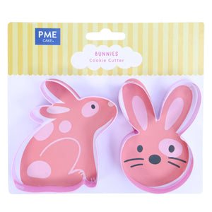 EASTER  BUNNY COOKIE CUTTER SET OF 2