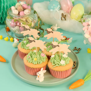 EASTER CUPCAKE TOPPERS - SHEEP, SET OF 24