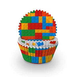 Building Blocks Cupcake Cases