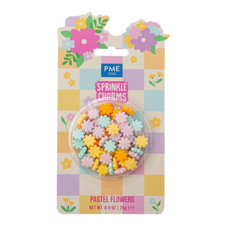 Pastel Flower Sprinkle Charms - 25g