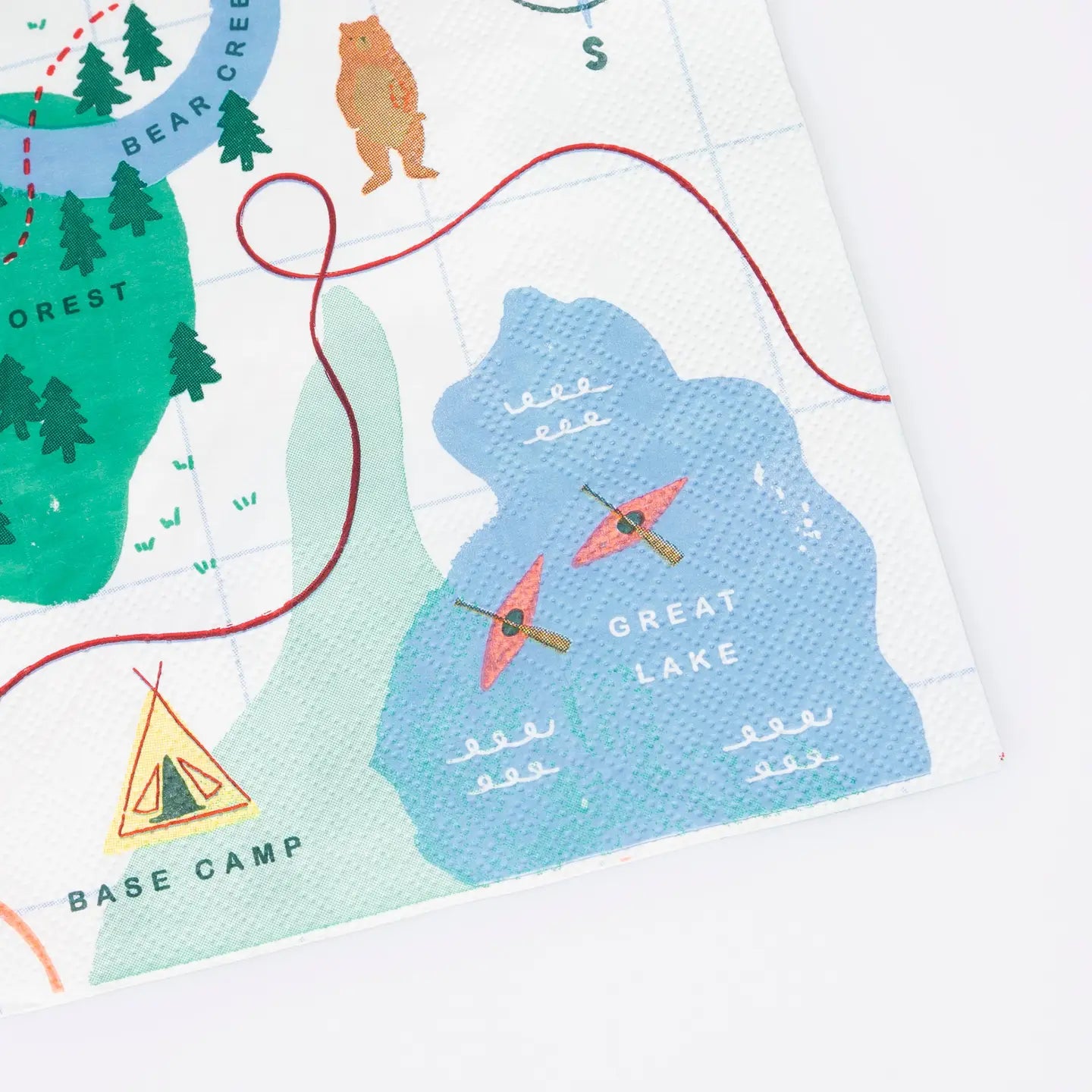 Outdoor Adventures Large Napkins - 16 Pack