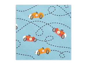 Racing Car Party Napkins - 12 Pack