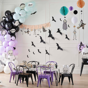 Halloween Balloon Arch Decoration with Halloween Characters