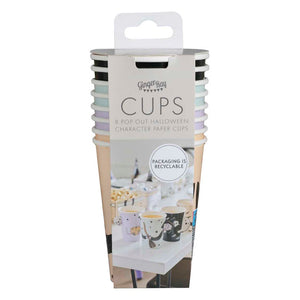 Halloween Character Paper Party Cups