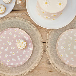 Daisy Floral Party Tableware Kit