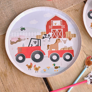 Farm Animal Friends Party Tableware Deluxe Pack for 16 Guests