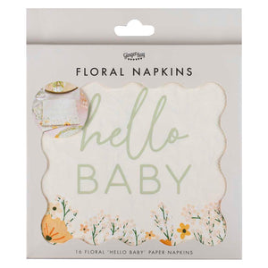 Floral Baby Shower Napkins