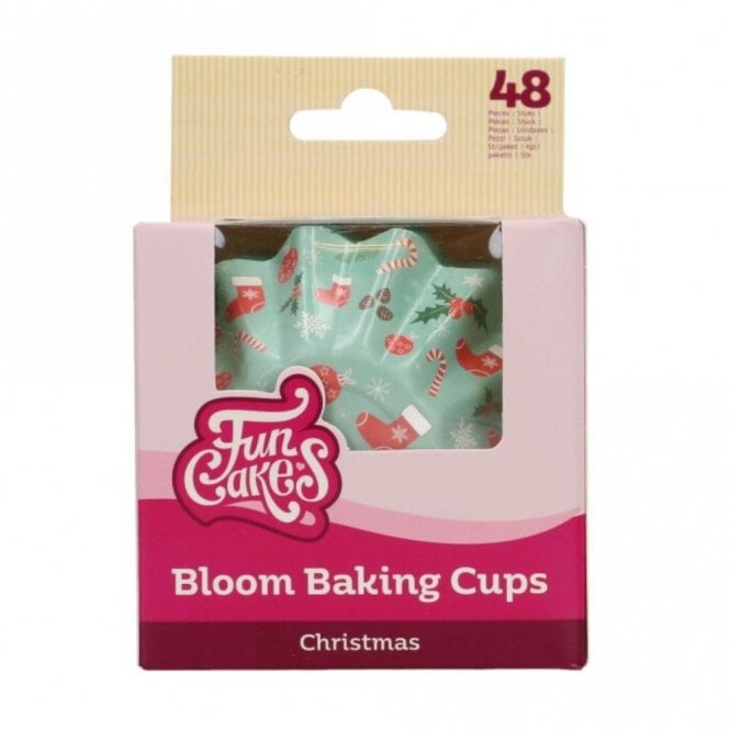 FunCakes Christmas Bloom Baking Cups x 48